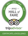 TripAdvisor Hall of Fame logo