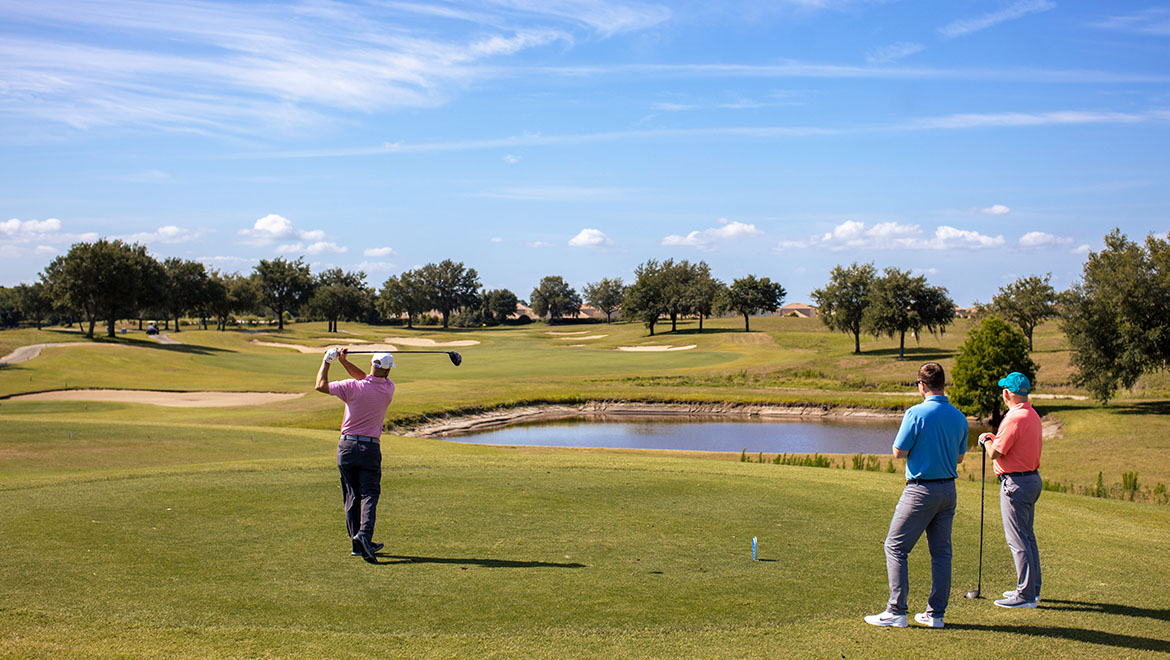 ChampionsGate Golf Players Tee Off