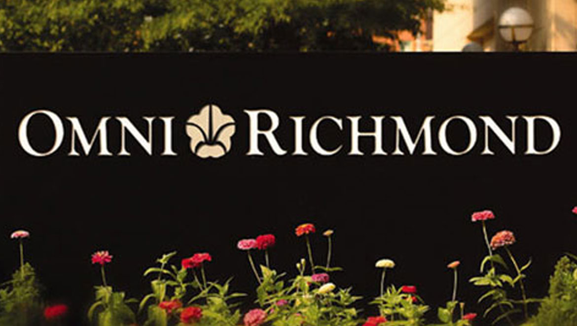 Richmond hotel front signage