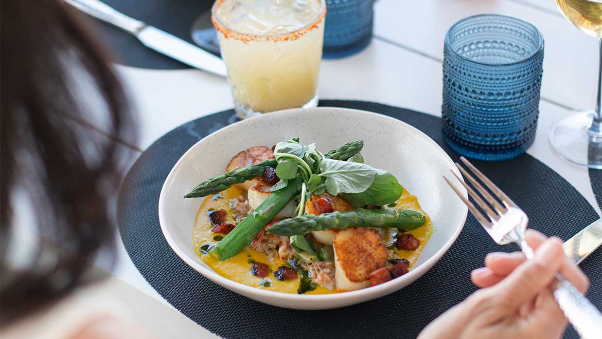 Scallop entree