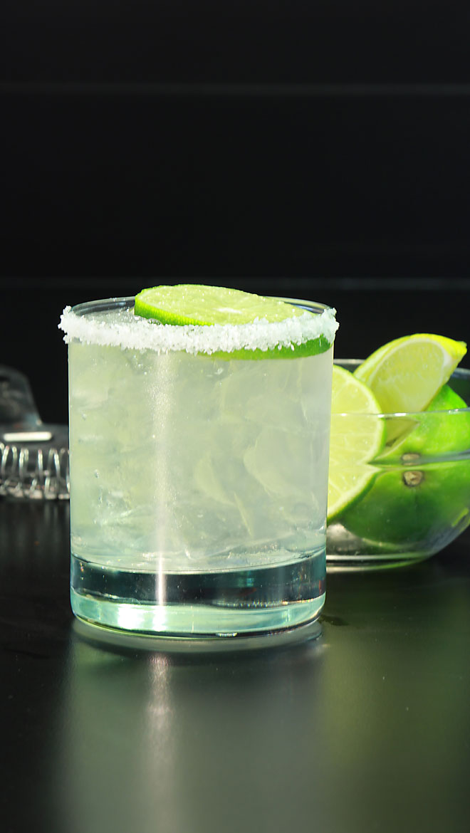 Salted Tequila Gimlet
