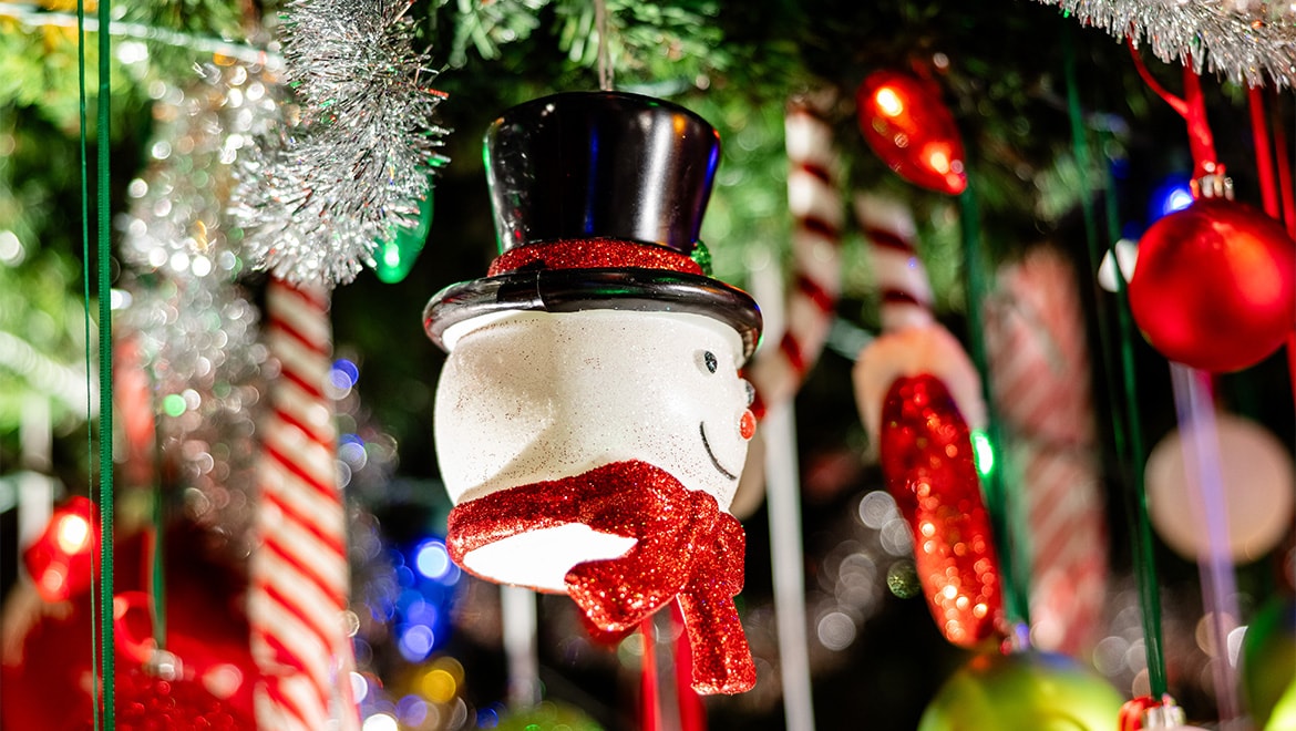 snowman ornament