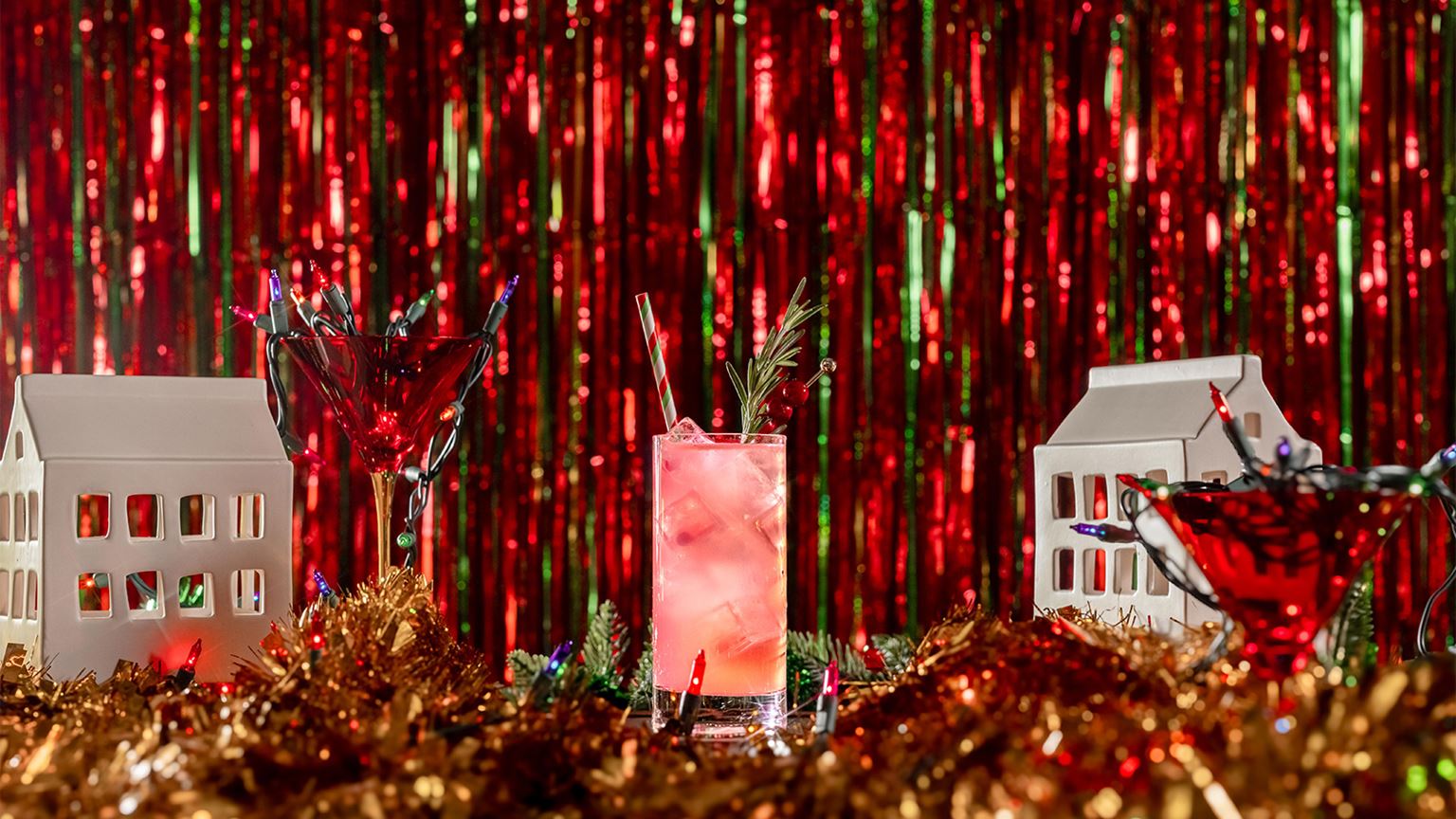 pink cocktail