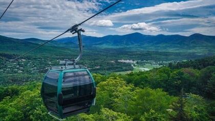 View of Gondola in the air