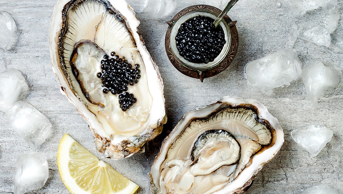 Caviar, Oyster & Tequila Tasting