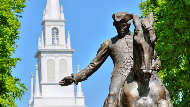 Boston horse statue