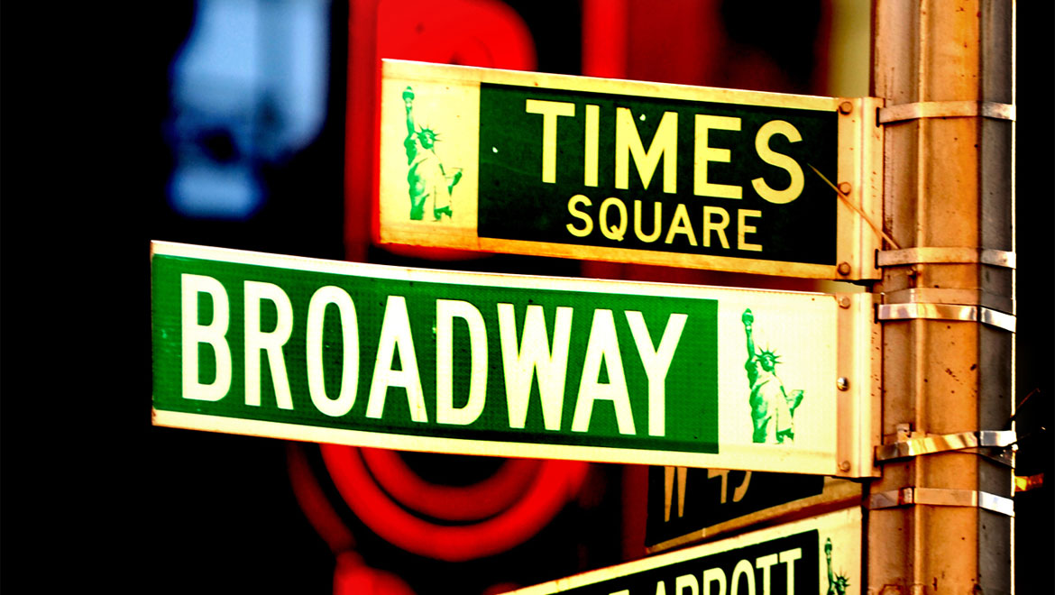 Broadway and Times square