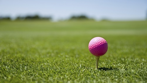 Pink Golf Ball