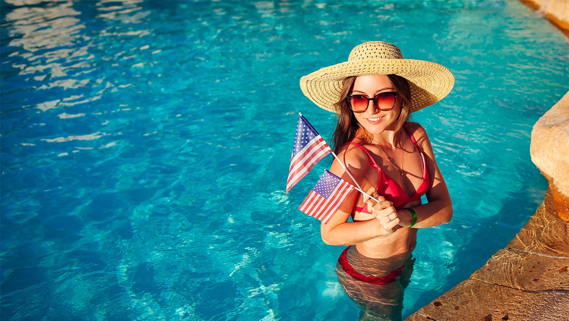 labor day at the pool