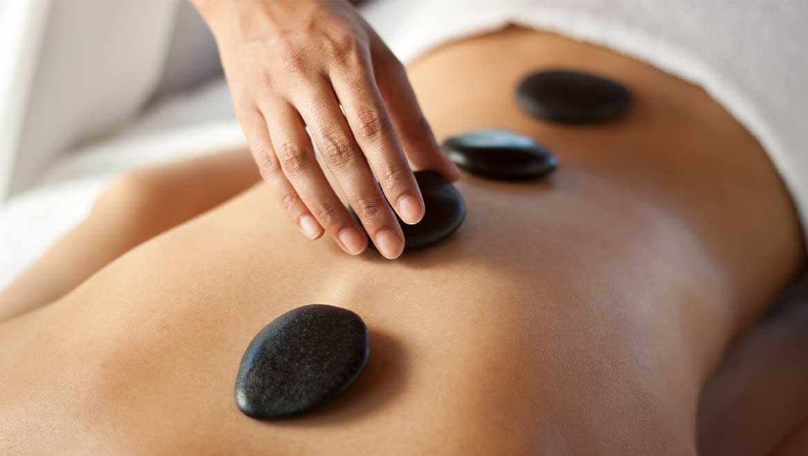 hot stone therapy
