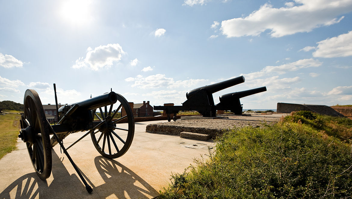 Fort Clinch cannons