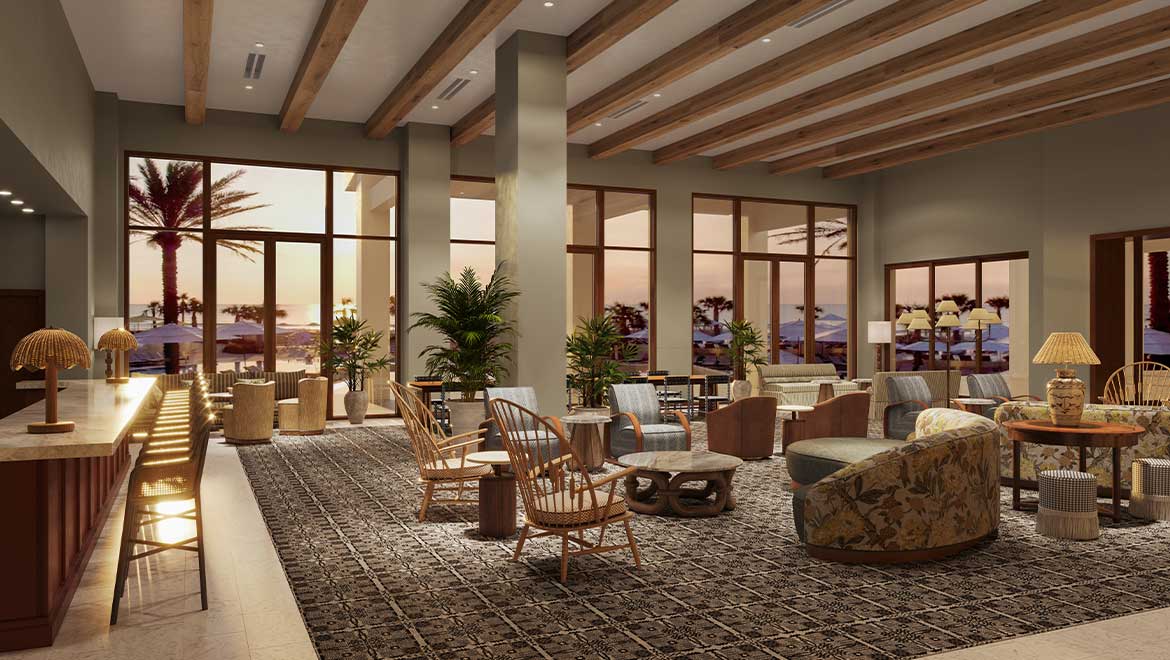 Hotel lobby