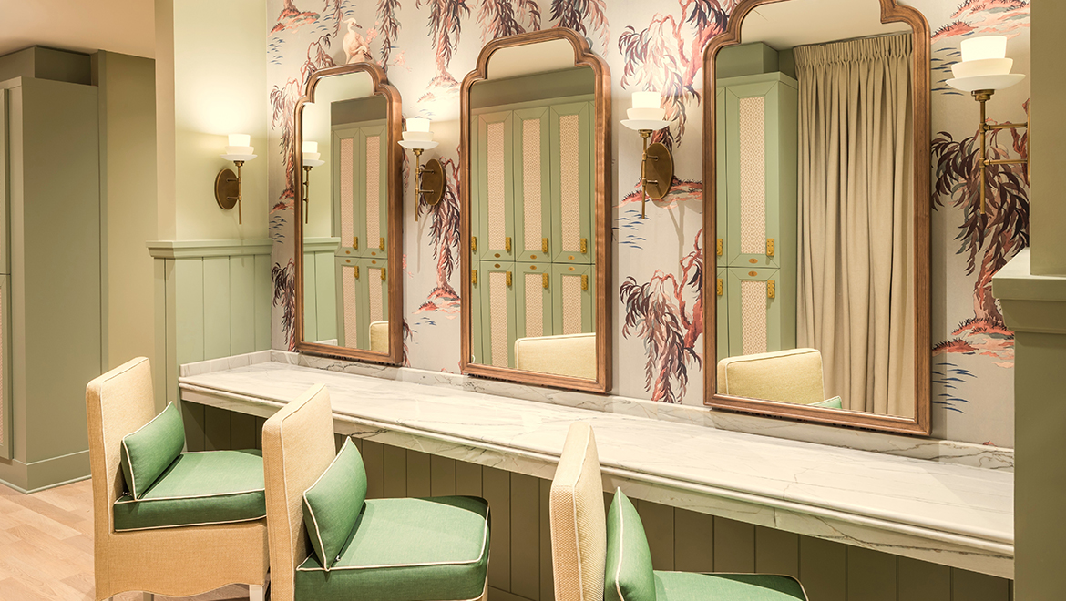 The Spa at Omni Amelia Island Locker Room Vanity