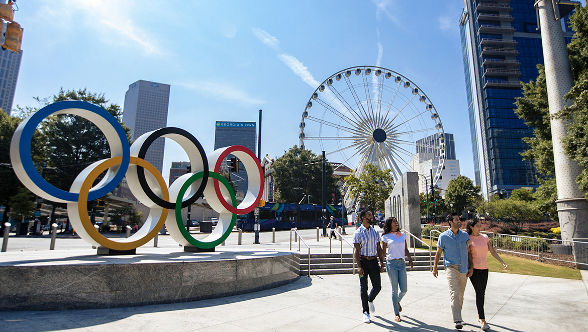 Centennial Olympic Park - Omni Atlanta CNN Center
