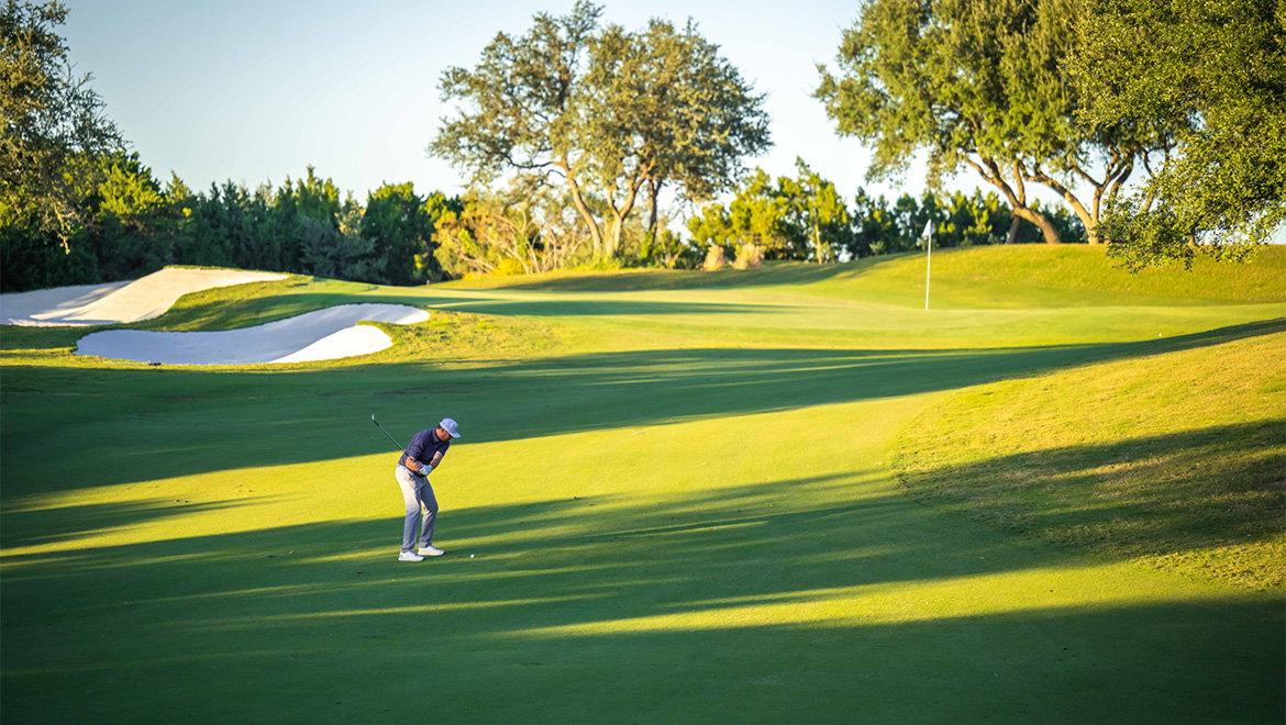 golfing