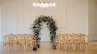 wedding ceremony setup