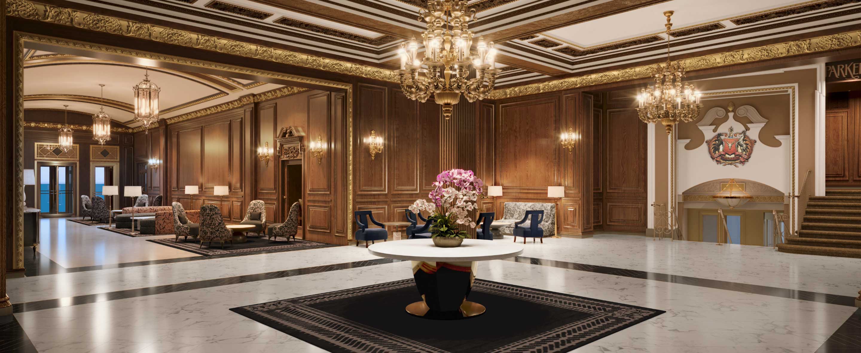 Hotel lobby