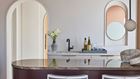 Curves and flowing shapes are used throughout the Director and Choreographer Suites - Omni Boston Hotel at the Seaport