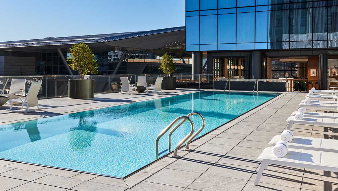 rooftop pool