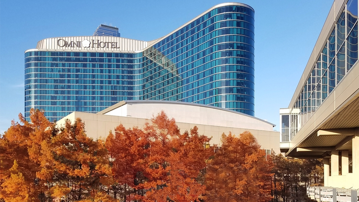 Autumn Exterior - Omni Dallas Hotel