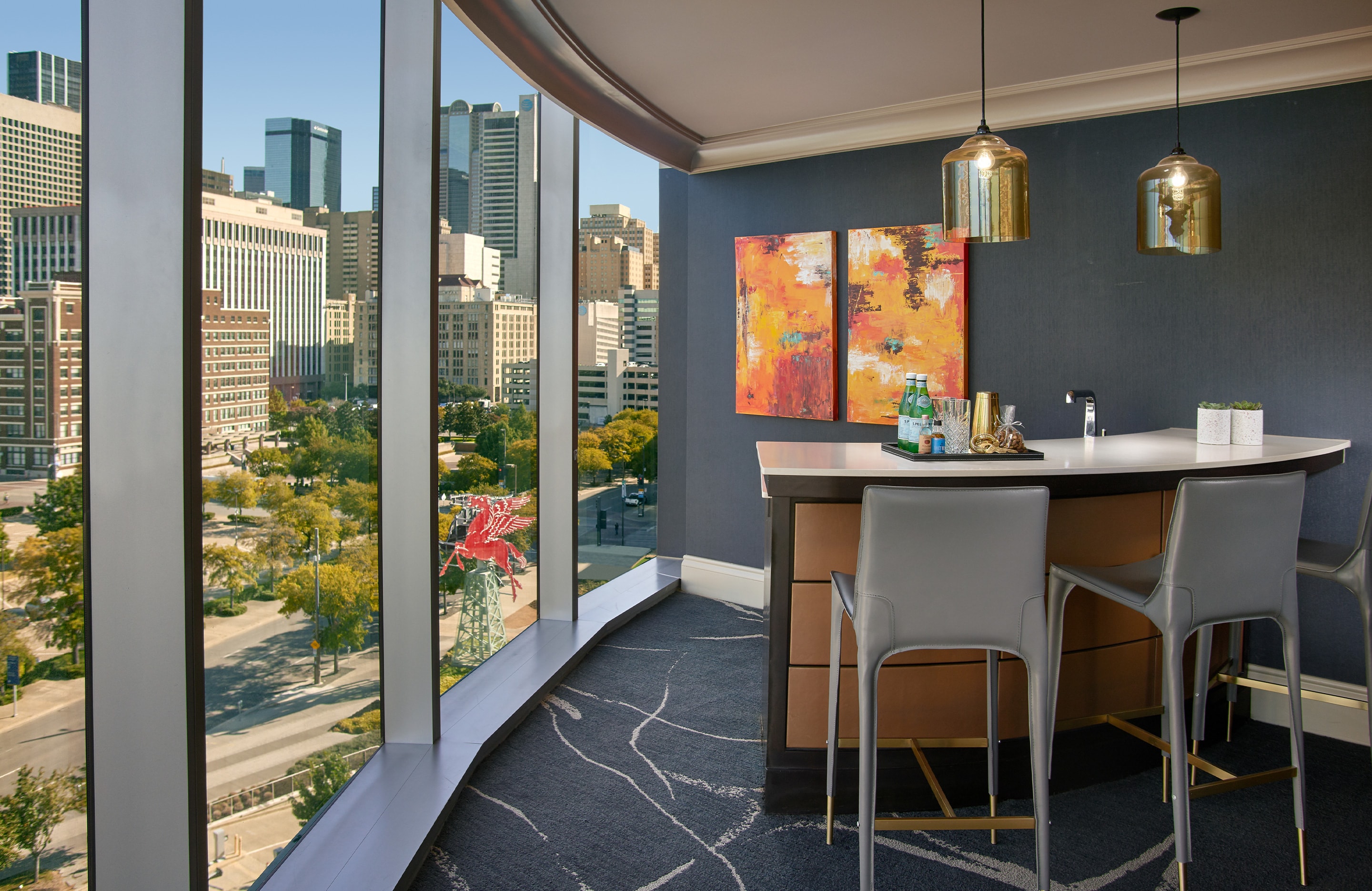 hotel room suit bar