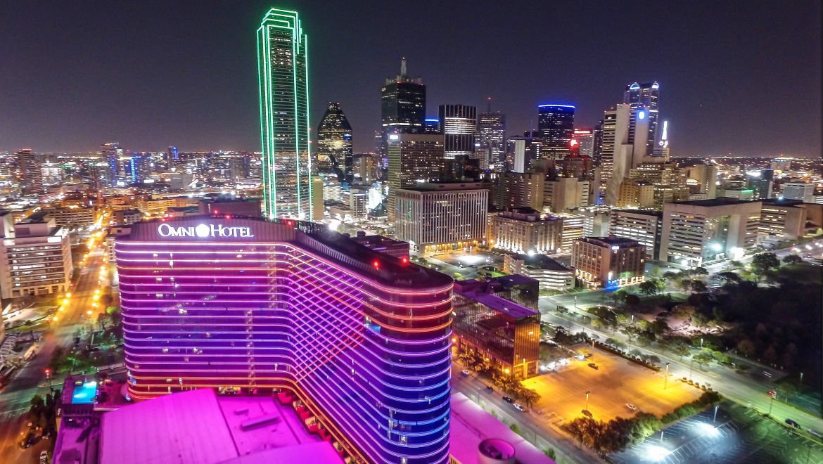 Omni Dallas Aerial View