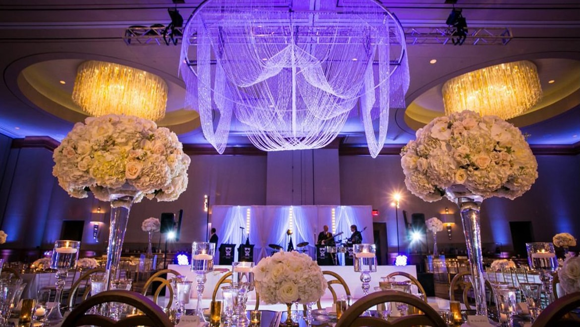 reception setup