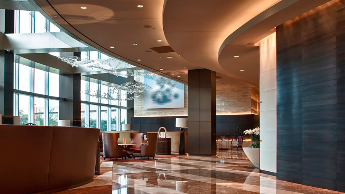 Omni Dallas Hotel lobby lounge