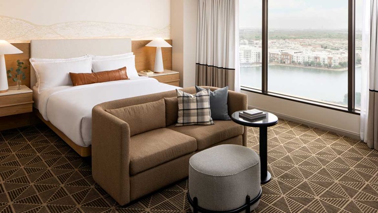King room with view of the water.