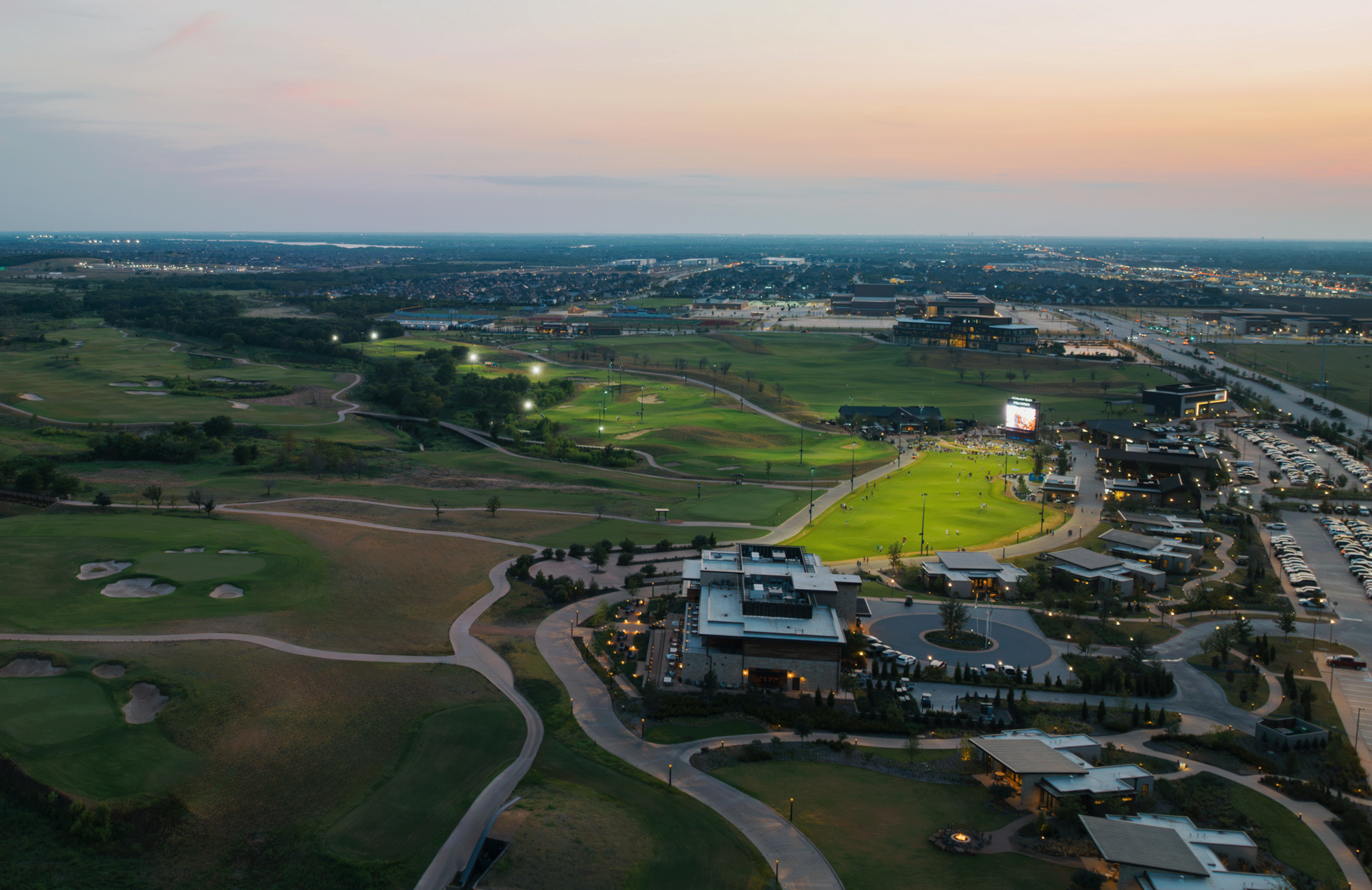 overhead drove photo of PGA Frisco resort