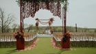 Outdoor wedding set up.