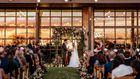 Couple exchanging vows.