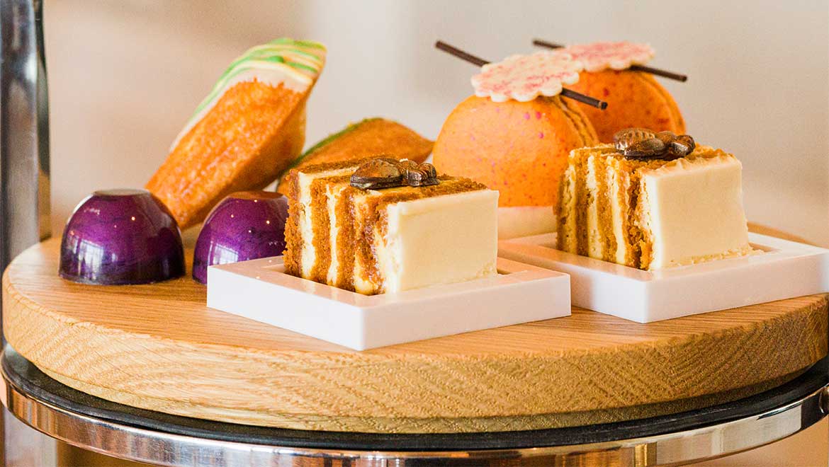 Tray of pastries