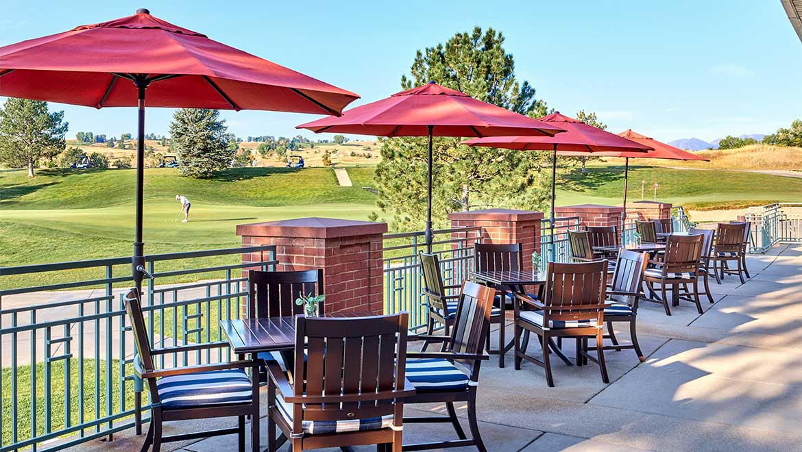 Patio dining