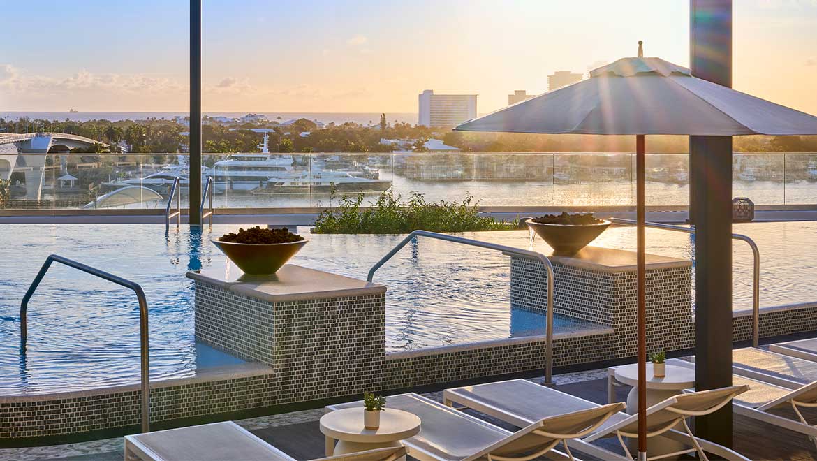 rooftop pool