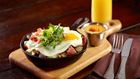 Egg hash dish