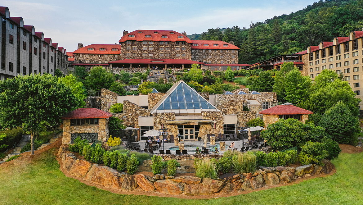 back of inn featuring The Spa at The  