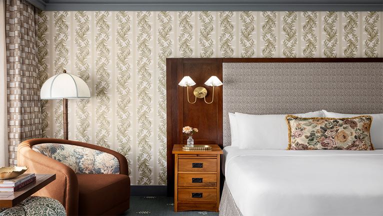 model room headboard