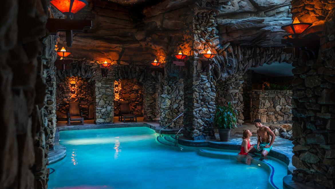 Spa Grotto Lap Pool - The Omni Grove Park Inn