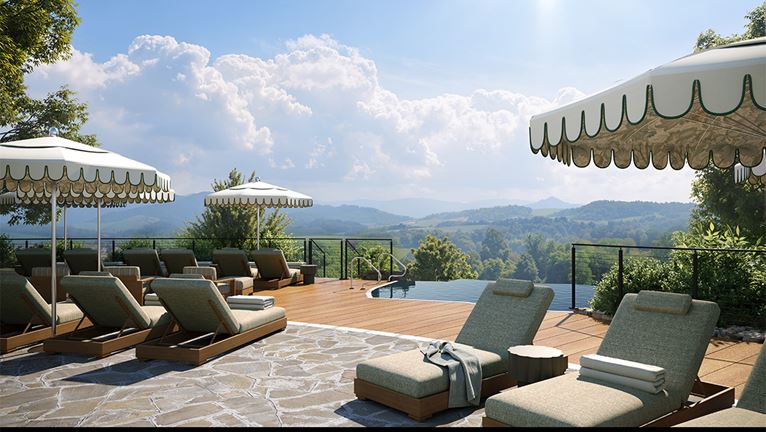 spa pool lounge