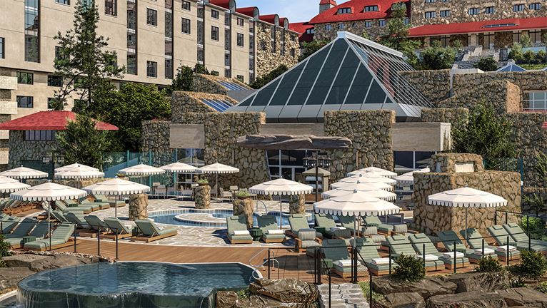 spa pool deck