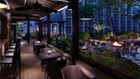 Outdoor bar at Hilton Head