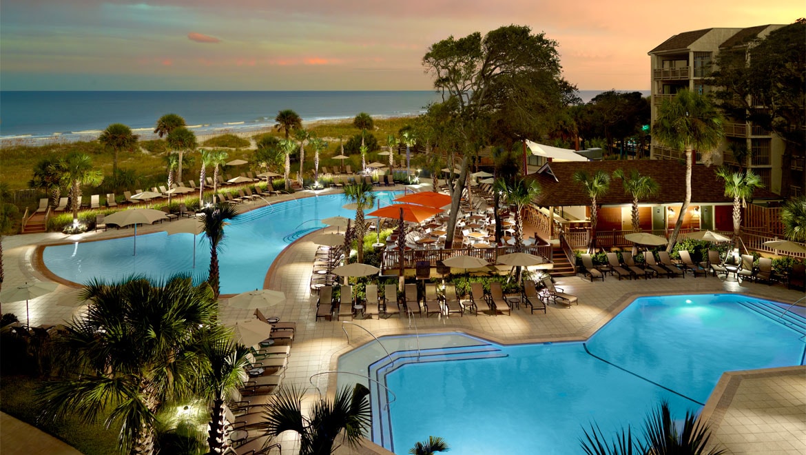 Web of all the restaurants in hilton head, the skull creek boathouse is the most awarded. Hilton Head Hotel Deals Omni Hilton Head Oceanfront Resort
