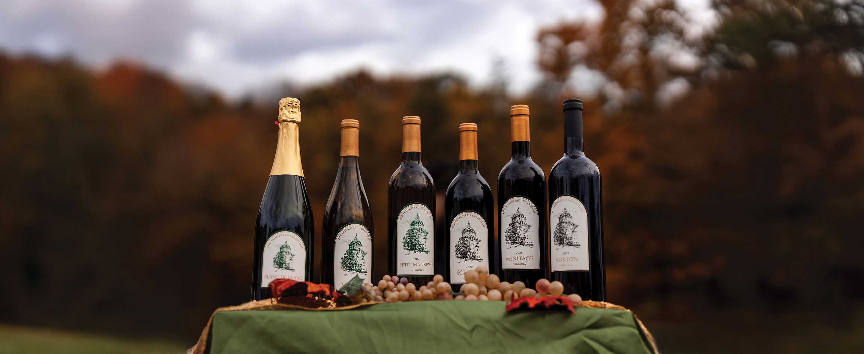 Wine bottles