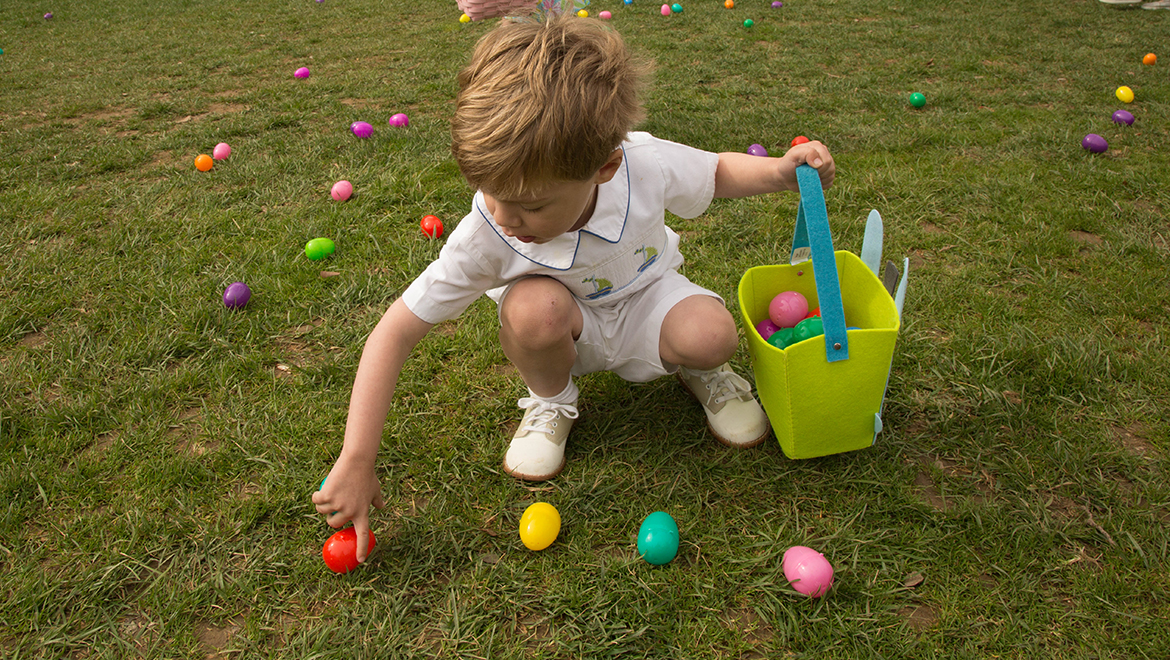 Easter Egg Hunt at the Omni Homestead Resort 