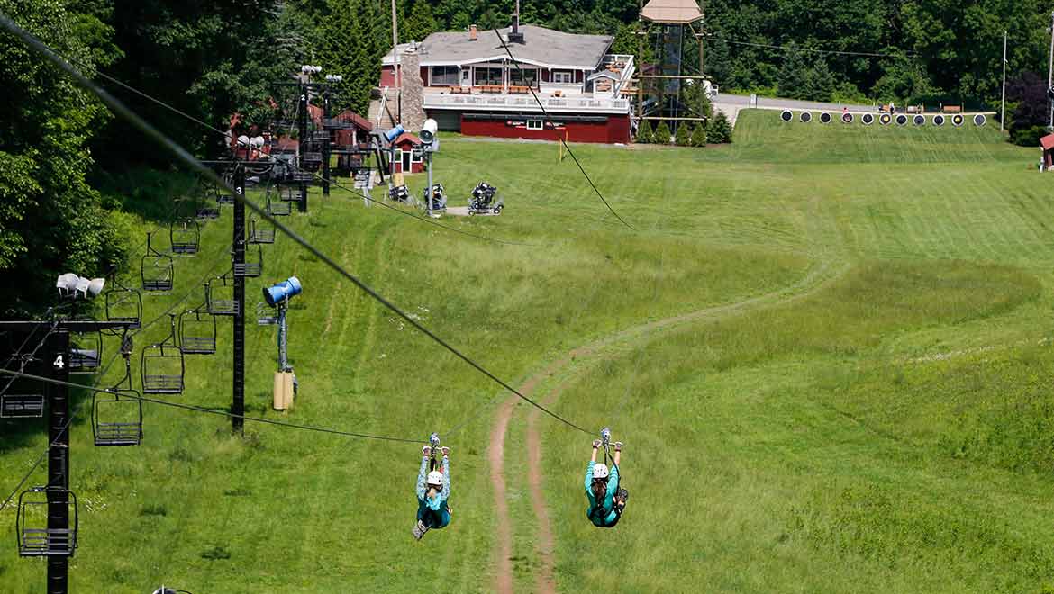 The Red Tail Racer Zip Line