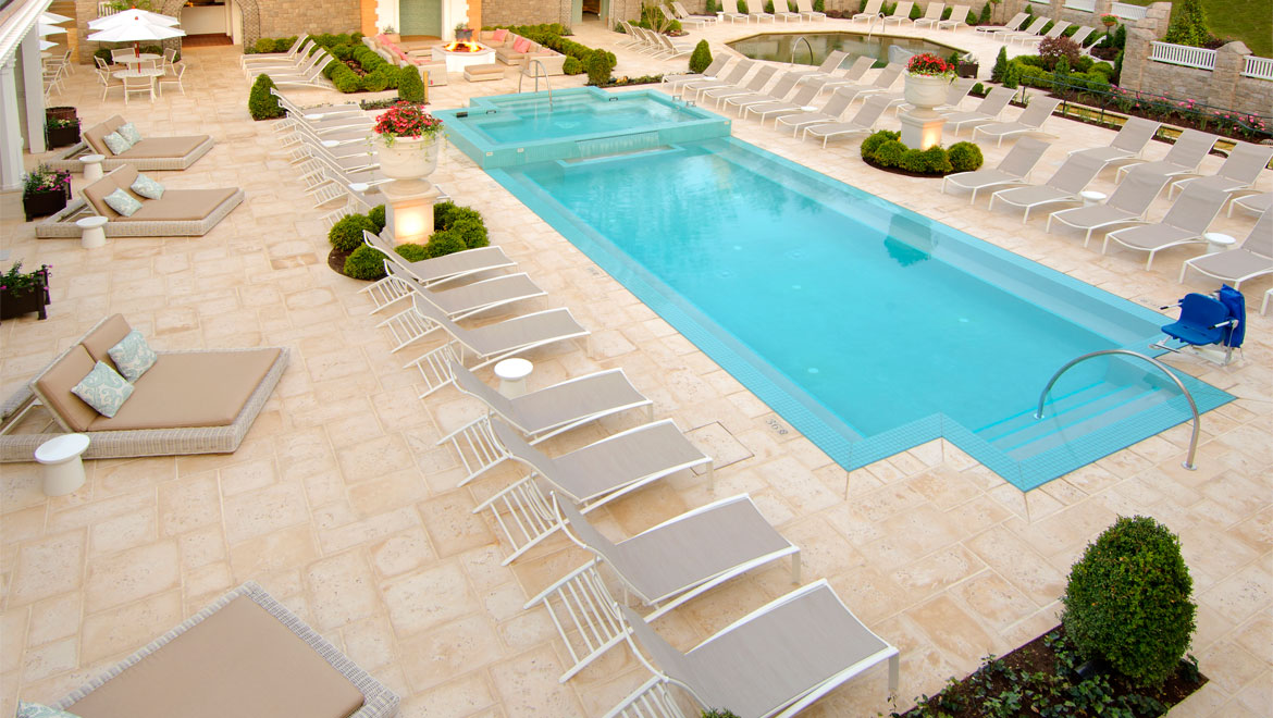 The Omni Homestead Resort spa pool