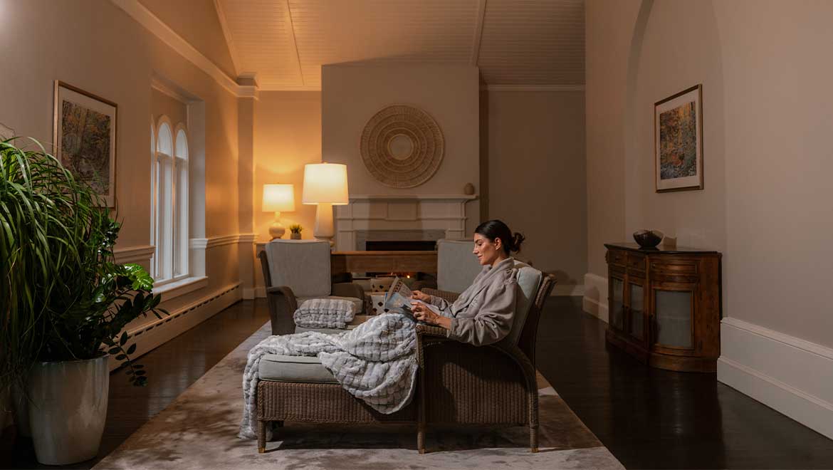 woman at spa