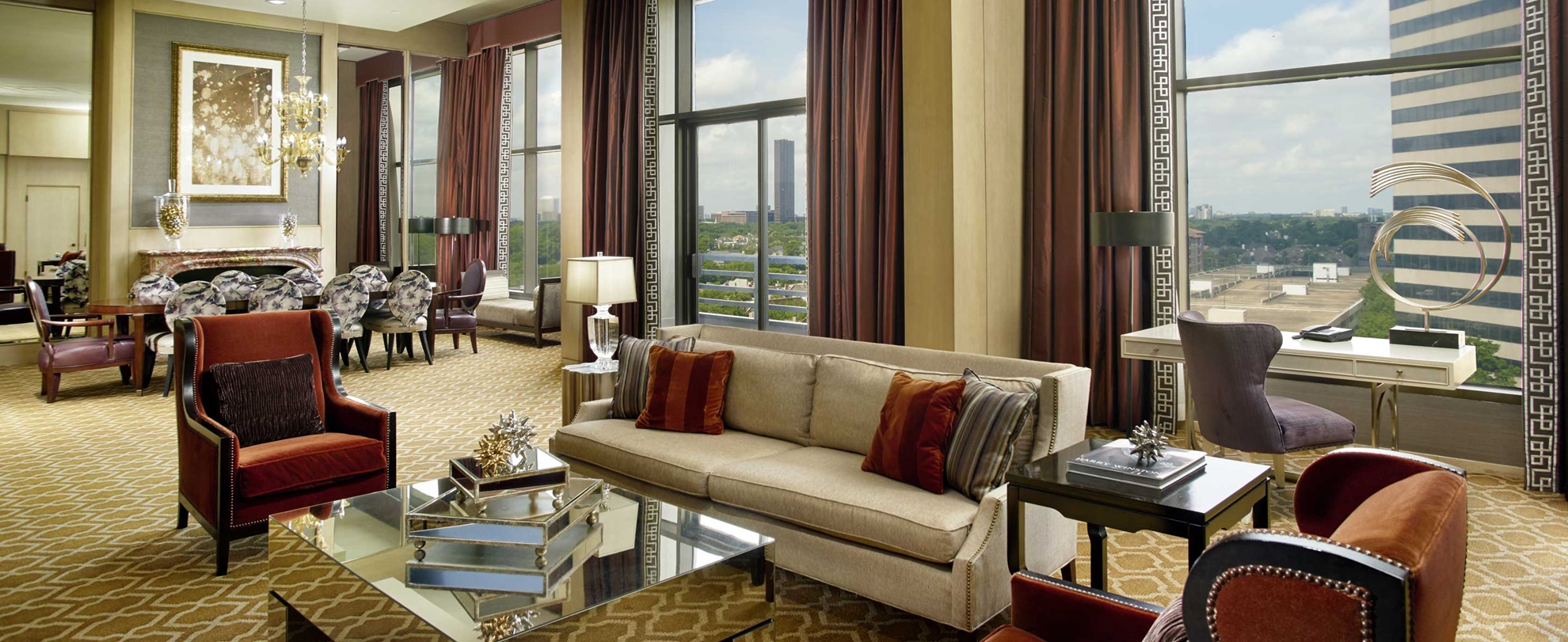 Presidential Suite with view.