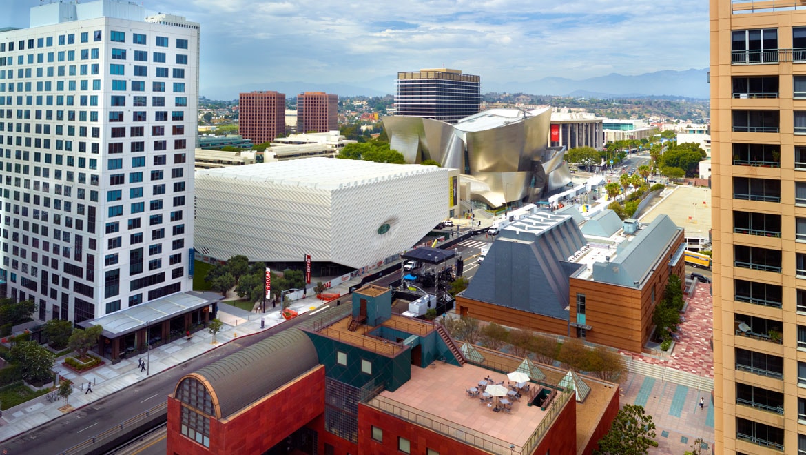 View of the city.